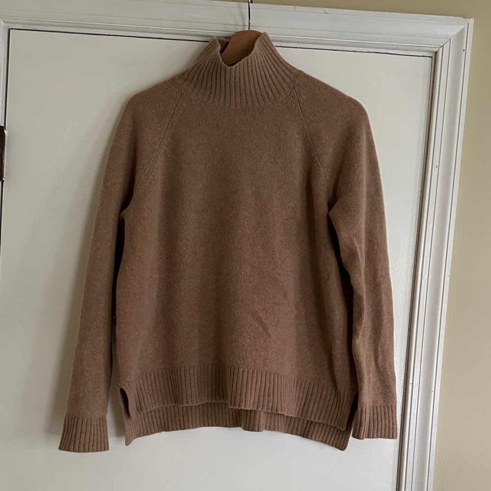 Ann Taylor Camel Wool Sweater